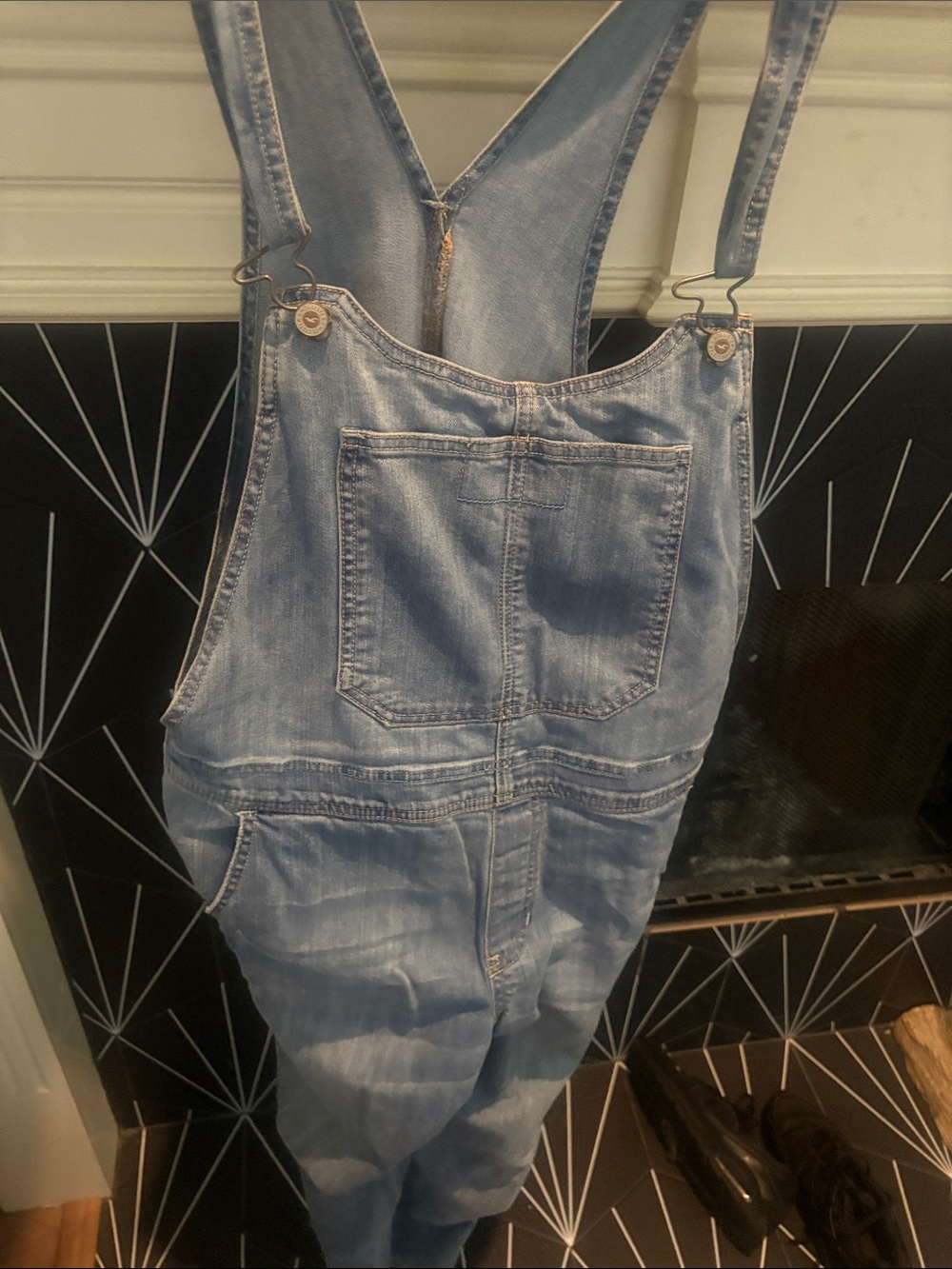 Light Blue Denim Overalls
